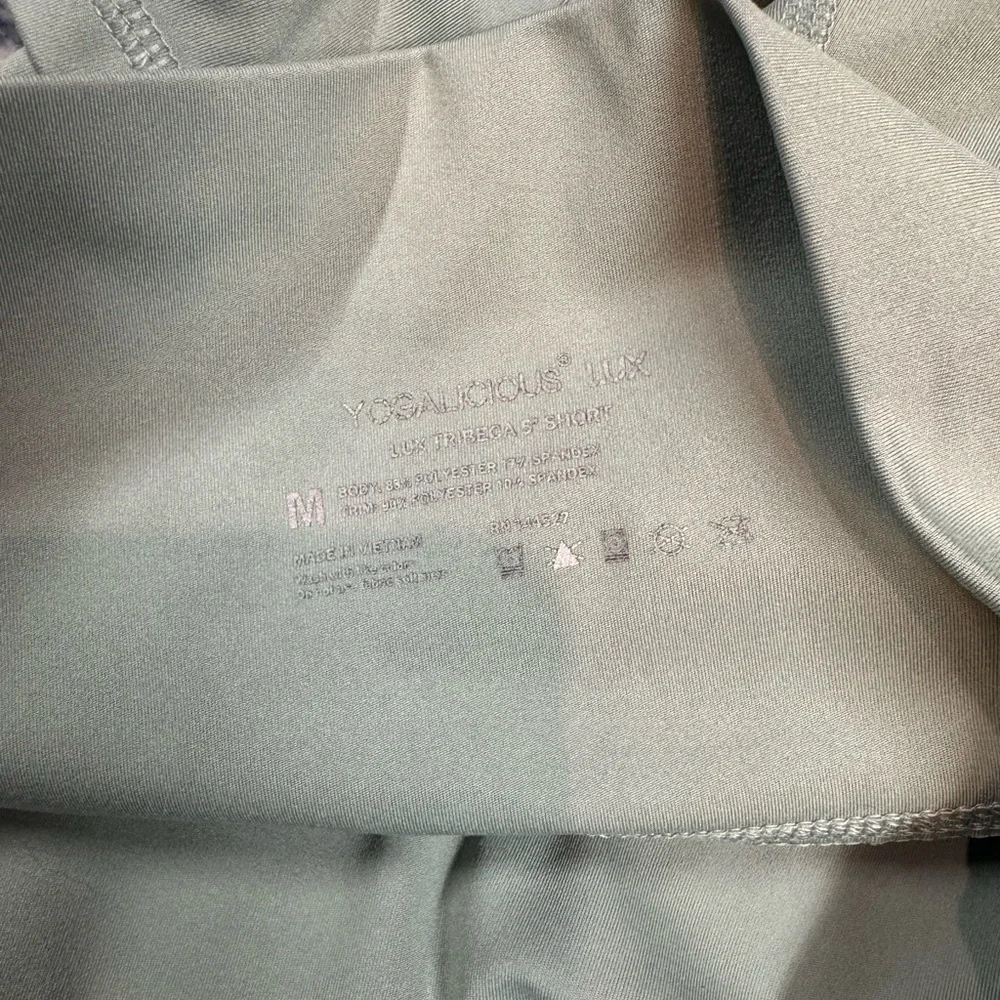 Yogalicious Lux Light Green High-Waisted‎ Bike Shorts